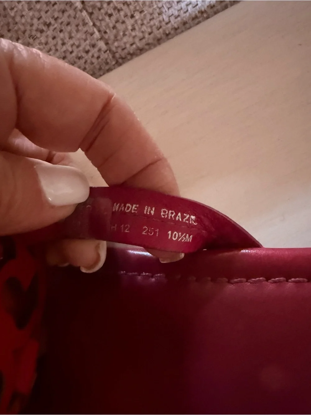 Tory Burch Miller Thong Sandals in Fuschia Spark Patent Leather